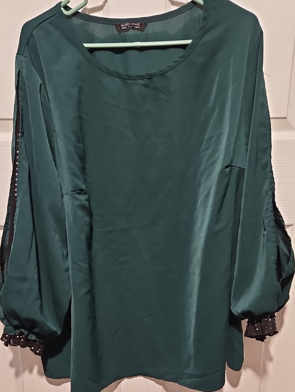 BloomChic Emerald Green Women's Blouse